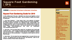 What Allaboutsquarefootgardening.com website looked like in 2017 (7 years ago)