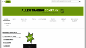 What Allentradingcompany.co.nz website looked like in 2017 (7 years ago)