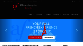 What Alliance-francaise.ca website looked like in 2017 (7 years ago)