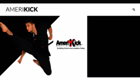 What Amerikick.com website looked like in 2017 (7 years ago)