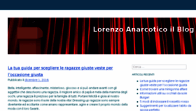 What Anarcotico.net website looked like in 2017 (7 years ago)