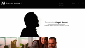 What Angelbonet.com website looked like in 2017 (7 years ago)