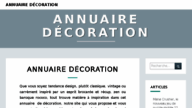 What Annuaire-decoration.info website looked like in 2017 (7 years ago)