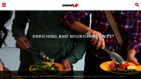 What Aramark.ca website looked like in 2017 (7 years ago)