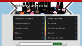 What Artdebeaute.com website looked like in 2017 (7 years ago)