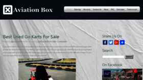 What Aviationbox.com website looked like in 2017 (7 years ago)