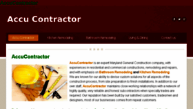 What Accucontractor.com website looked like in 2017 (7 years ago)