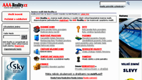What Aaa-reality.cz website looked like in 2017 (8 years ago)