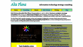 What Altaplana.com website looked like in 2017 (7 years ago)