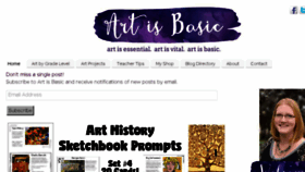 What Artisbasic.com website looked like in 2017 (7 years ago)