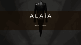 What Alaia.fr website looked like in 2017 (7 years ago)