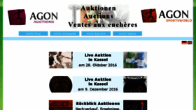What Agon-auktion.de website looked like in 2017 (7 years ago)
