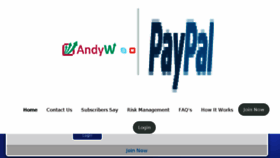 What Andywltd.com website looked like in 2017 (7 years ago)