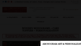 What Authenticmonogram.com website looked like in 2017 (7 years ago)