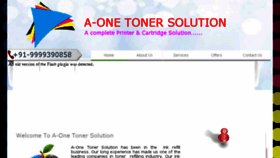 What Aonetonersolution.com website looked like in 2017 (7 years ago)