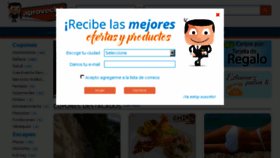 What Aprovecha.com website looked like in 2017 (7 years ago)