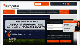What Autopistas.com website looked like in 2017 (7 years ago)