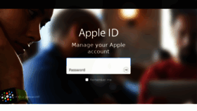 What Appleid.apple.com website looked like in 2017 (7 years ago)