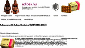 What Adipex.hu website looked like in 2017 (7 years ago)