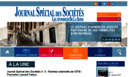 What Annoncesdelaseine.fr website looked like in 2017 (7 years ago)