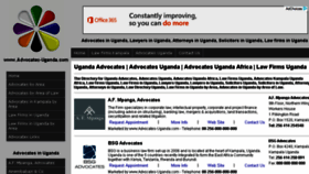What Advocates-uganda.com website looked like in 2017 (7 years ago)