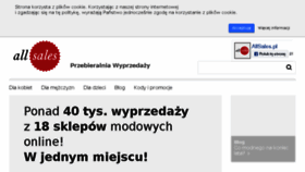 What Allsales.pl website looked like in 2017 (8 years ago)