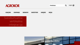 What Agrokor.hr website looked like in 2017 (7 years ago)