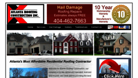 What Atlantaroofingcont.com website looked like in 2017 (8 years ago)