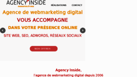 What Agency-inside.com website looked like in 2017 (7 years ago)