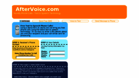 What Aftervoice.com website looked like in 2017 (7 years ago)