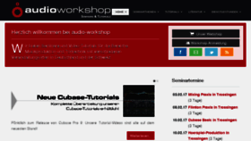 What Audio-workshop.de website looked like in 2017 (7 years ago)