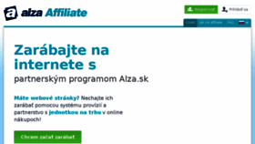 What Affiliate.alza.sk website looked like in 2017 (7 years ago)