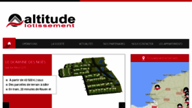 What Altitude-lotissement.fr website looked like in 2017 (7 years ago)