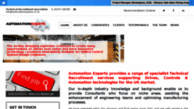 What Automationexperts.co.uk website looked like in 2017 (8 years ago)
