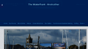 What Anstruther-waterfront.co.uk website looked like in 2017 (7 years ago)