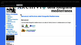 What Archiviofotografiamediterranea.it website looked like in 2017 (7 years ago)