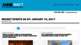 What Anniewatt.com website looked like in 2017 (7 years ago)