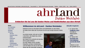 What Ahrland.de website looked like in 2017 (7 years ago)