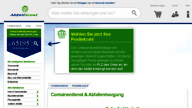 What Abfallscout.de website looked like in 2017 (7 years ago)