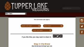 What Adirondacklakes.com website looked like in 2017 (7 years ago)