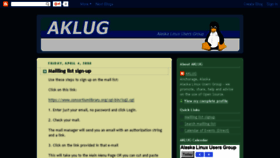 What Aklug.org website looked like in 2017 (7 years ago)