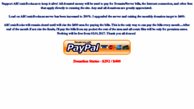 What Allcomicbooks.us website looked like in 2017 (7 years ago)