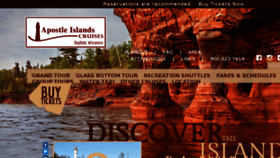 What Apostleisland.com website looked like in 2017 (7 years ago)