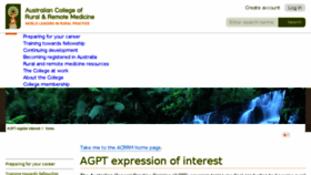 What Acrrm.org.au website looked like in 2017 (7 years ago)