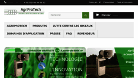 What Agriprotech.fr website looked like in 2017 (7 years ago)