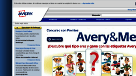 What Avery.es website looked like in 2017 (7 years ago)