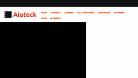 What Aioteck.com website looked like in 2017 (7 years ago)