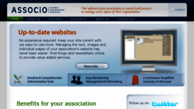 What Associosoftware.com website looked like in 2017 (8 years ago)