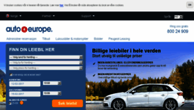 What Autoeurope.no website looked like in 2017 (7 years ago)