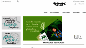 What Animosa.es website looked like in 2017 (7 years ago)
